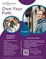 Own Your Path - Hemophilia Document with instructions